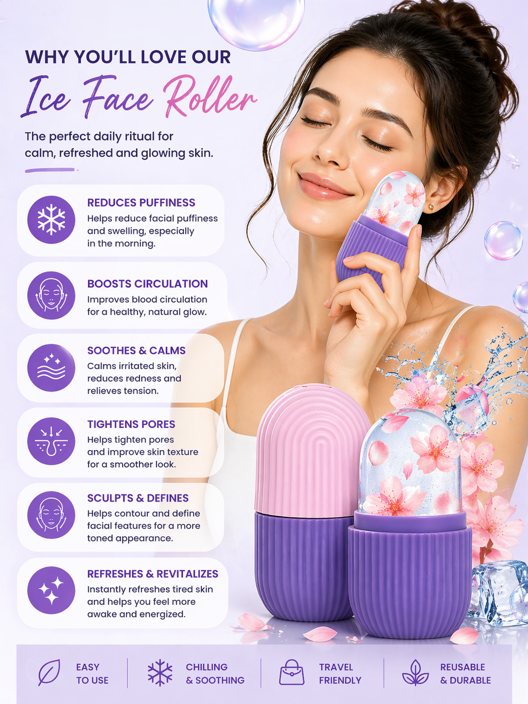 Ice Roller for Face and Eye