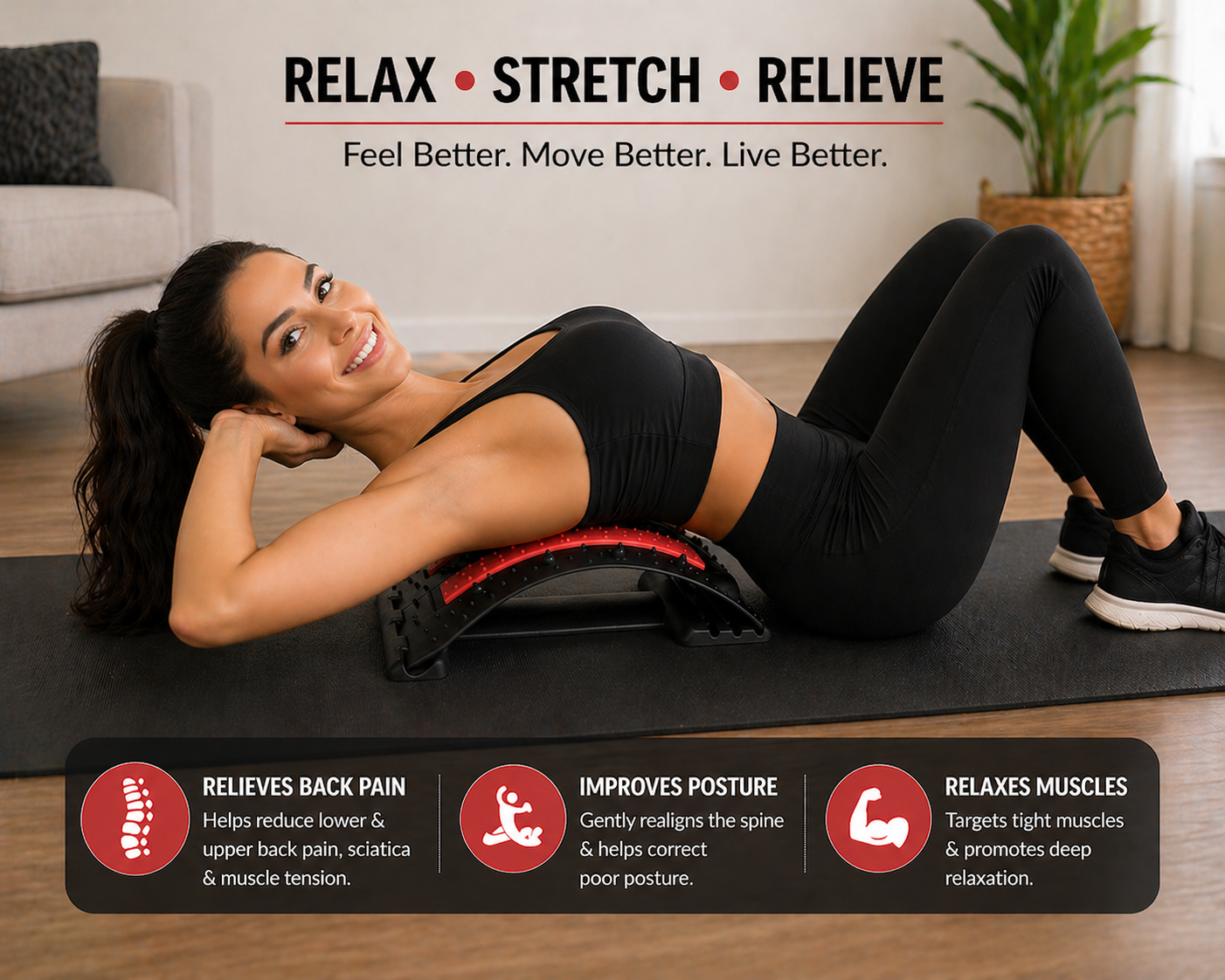 Back Pain Relief Stretcher